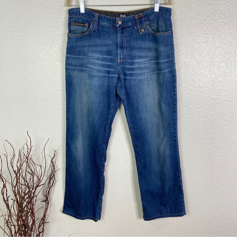 DOLCE & GABBANA Ittierre Spa Straight Leg Crop Jeans 30